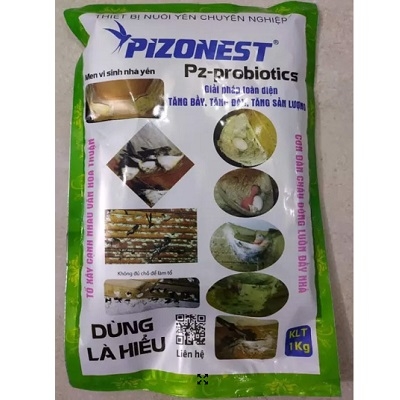 Men vi sinh sử dụng trong nhà yến