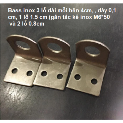 Pass inox 3 lỗ dùng sử dụng trong nhà yến, thi công gỗ nhà yến