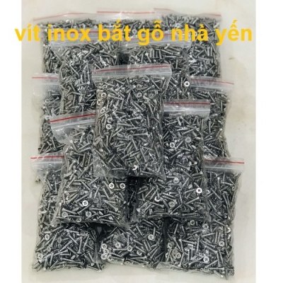 VÍT INOX 220k ĐÓNG GỖ 304